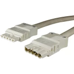 Adels-Contact 14875540 mrežni priključni kabel mrežni adapter - mrežni konektor Ukupan broj polova: 4 + PE bijela 4.00 m 10 St.