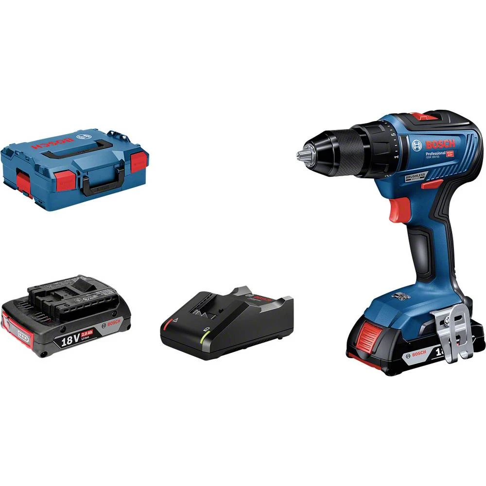 Bosch Professional GSR 18V-55 06019H5201 akumulatorska bušilica 18 V li-ion uklj. 2 akumulatora, uklj. kofer, uklj. pu slika