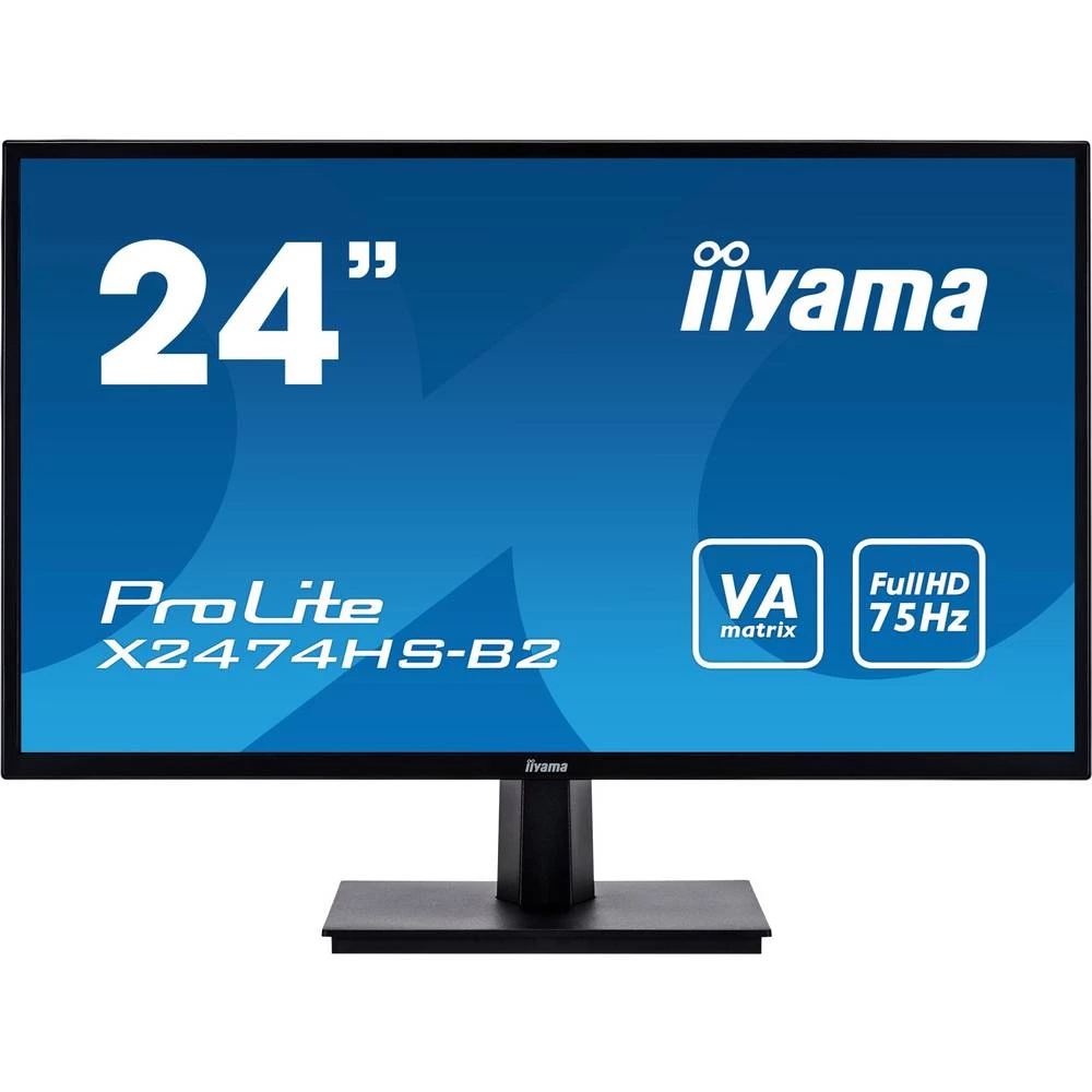 Iiyama ProLite X2474HS LCD zaslon 59.9 cm (23.6 palac) Energetska učinkovitost 2021 F (A - G) 1920 x 1080 piksel Full HD slika