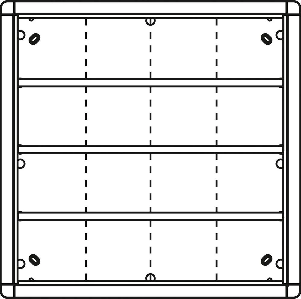 Ritto by Schneider 1883930 Video-portafon Ritto 1883930 Portirni okvir AP 16x Titan slika