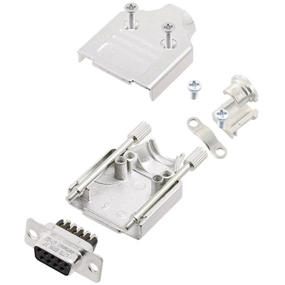 Višestruki ženski konektor D-SUB komplet 180 ° Broj polova: 25 Vijak Amphenol 1 ST slika