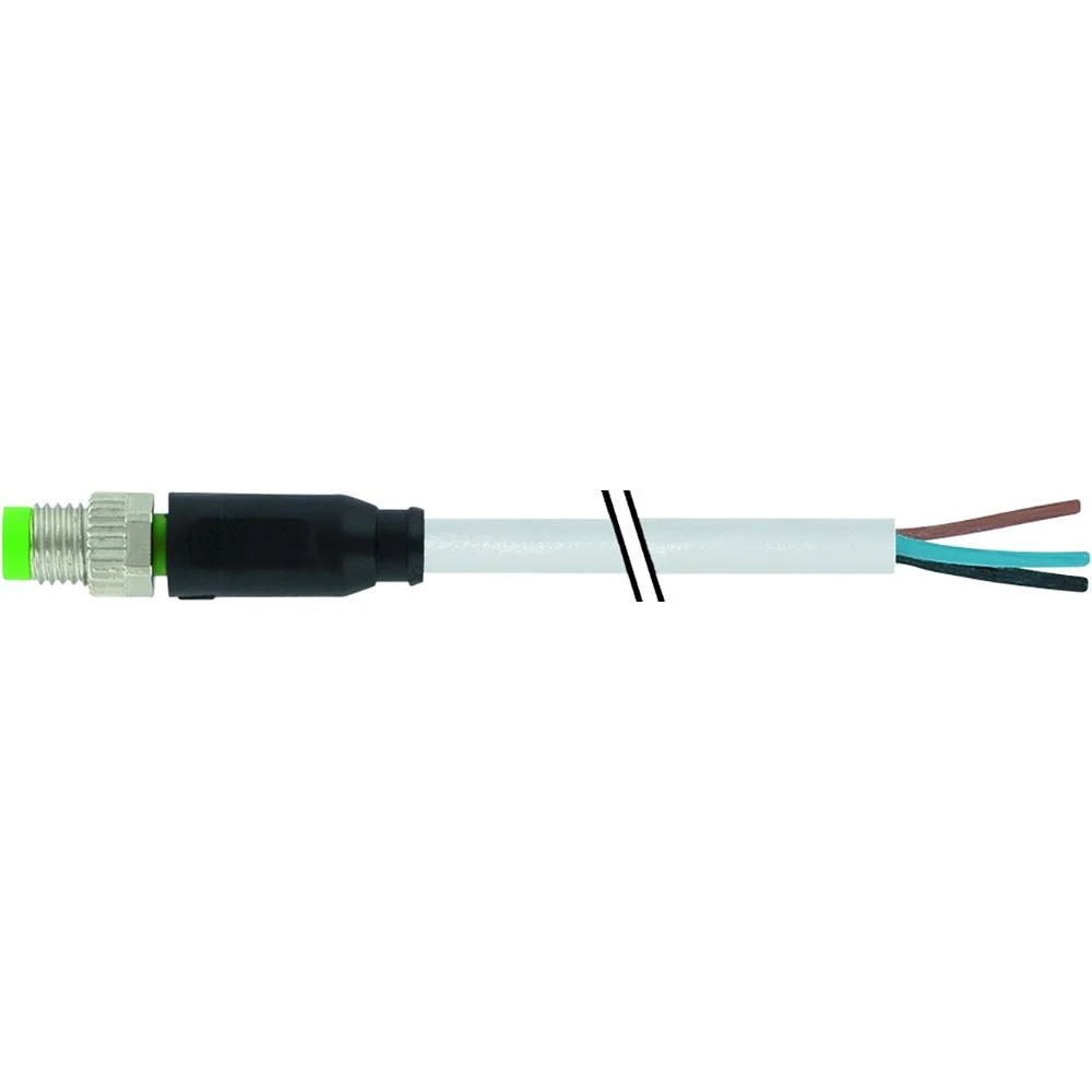 Murrelektronik 7000-08001-2300500 utični konektor za senzor/aktivator, nekonfekcionirani M8 x 1 ravni muški konektor 5.0 slika