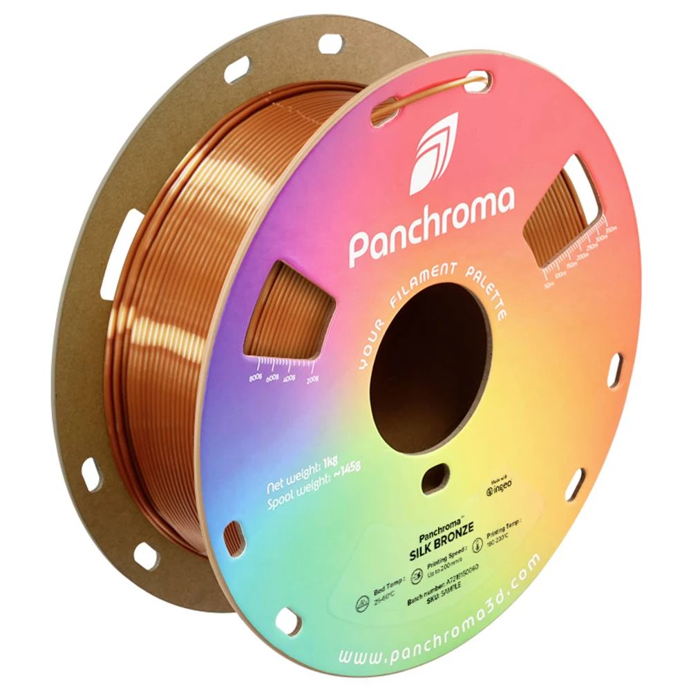 Polymaker CA03004 Panchroma™ Silk 3D pisač filament PLA svilenkasti sjaj 1.75 mm 1000 g brončana boja 1 kom. slika