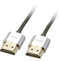 LINDY HDMI priključni kabel HDMI-A utikač, HDMI-A utikač 0.50 m crna 41670  HDMI kabel slika