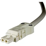 Adels-Contact 92845210 mrežni priključni kabel slobodan kraj - mrežni konektor Ukupan broj polova: 2 bijela 1.00 m 75 St.
