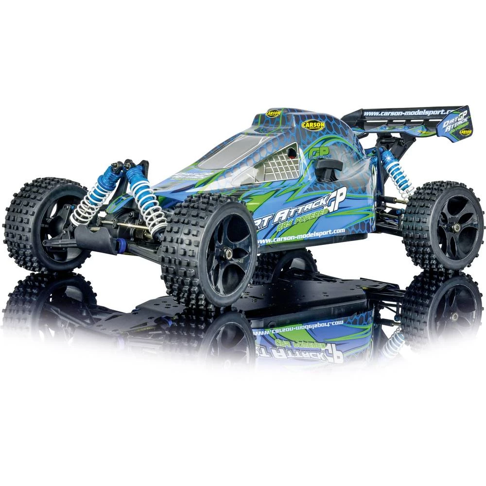 Carson Modellsport Dirt Attack GP 2.0 1:5 RC model automobila Benzin Buggy 4WD 100% RtR 2,4 GHz slika