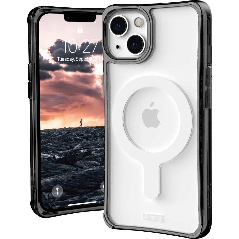 Urban Armor Gear  Plyo MagSafe Case  stražnji poklopac za mobilni telefon  Apple  IPhone 13  pepelasto crna, prozirna slika