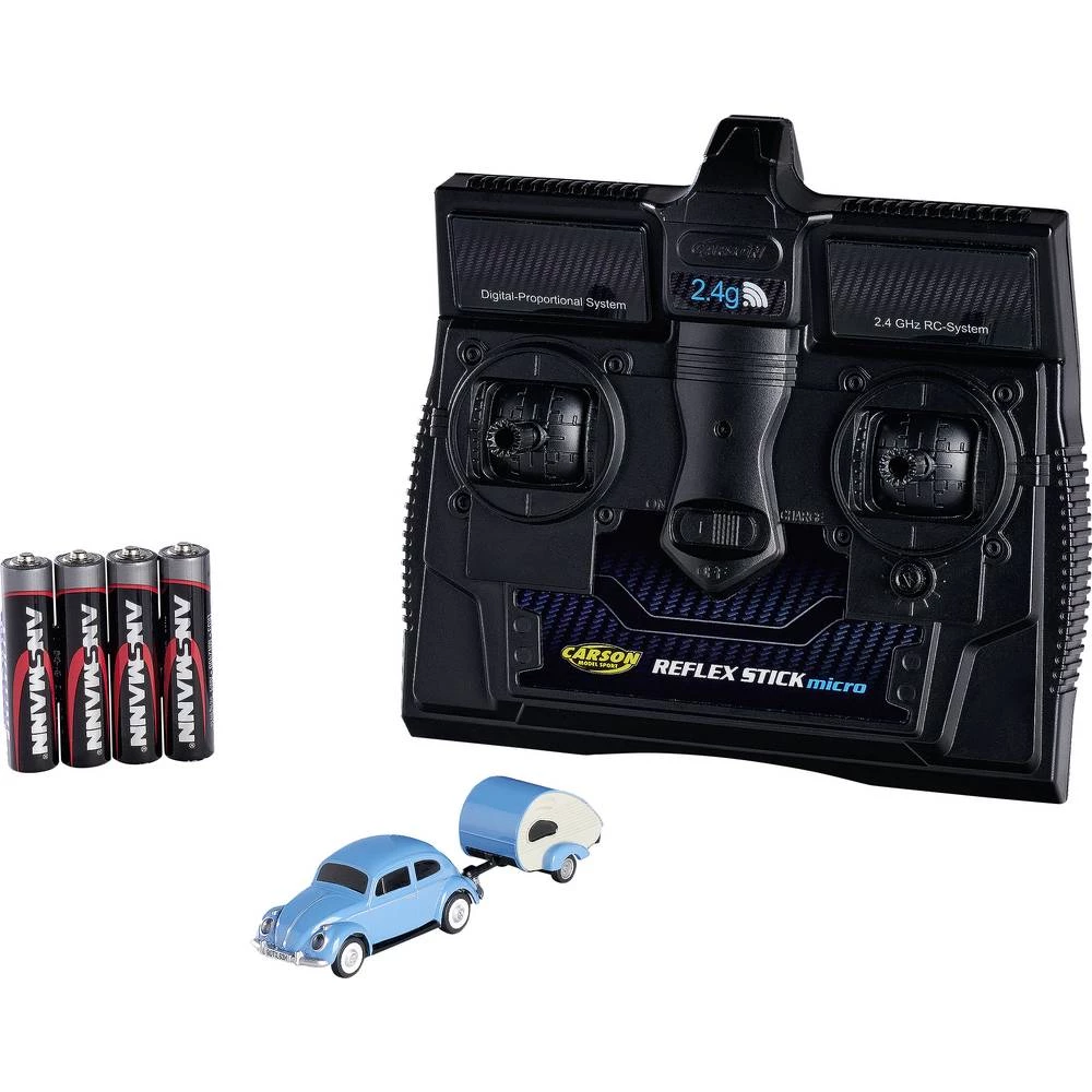 Carson Modellsport 500504148 VW Käfer mit Anhänger 1:87 RC model automobila električni cestovni model uklj. baterija, pu slika