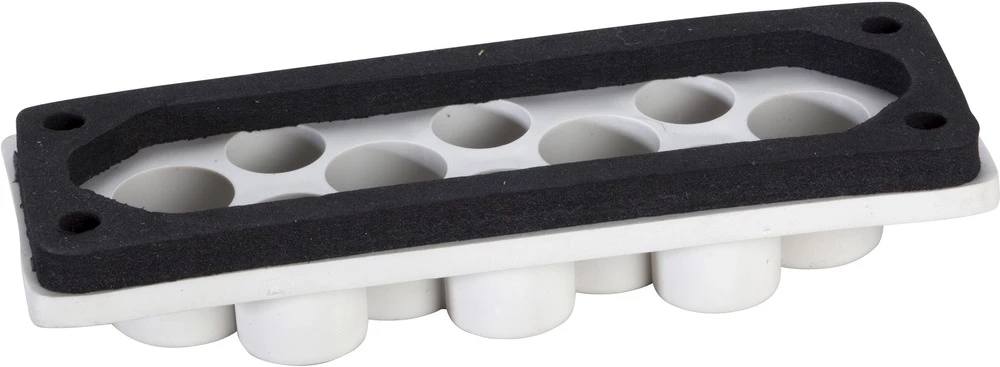 Montažna ploča (Š x V) 135 mm x 20 mm Polipropilen Siva (RAL 7035) Schneider Electric NSYAECPFLA10 1 ST slika