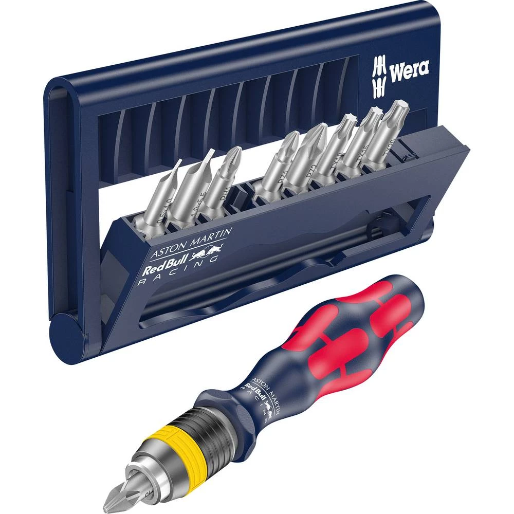 Bit komplet 10-dijelni Wera Kraftform Kompakt 10 RBR 05227721001 Ravni prorez, Križni Pozidriv, Križni Phillips, Unutarnji TORX slika