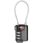 Burg Wächter 32891 lokot 32.80 mm   TSA crna zaključavanje s kombinacijom brojeva