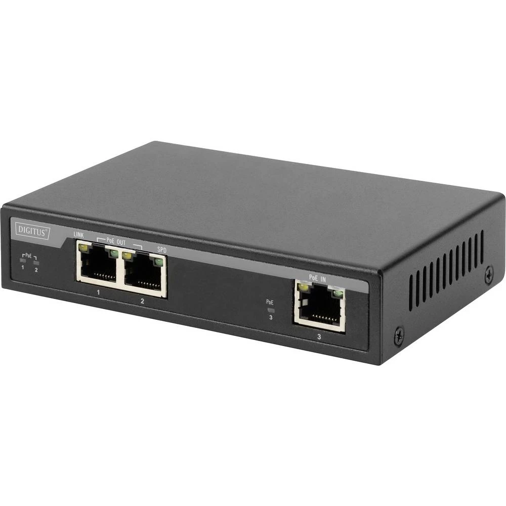 Digitus DN-95127 PoE ekstender 10 / 100 / 1000 MBit/s IEEE 802.3af (12.95 W), IEEE 802.3at (25.5 W) slika