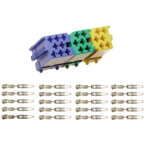 Montažni set Mini-ISO konektor 23 komada ACV 361441 set kućišta ISO konektora slika