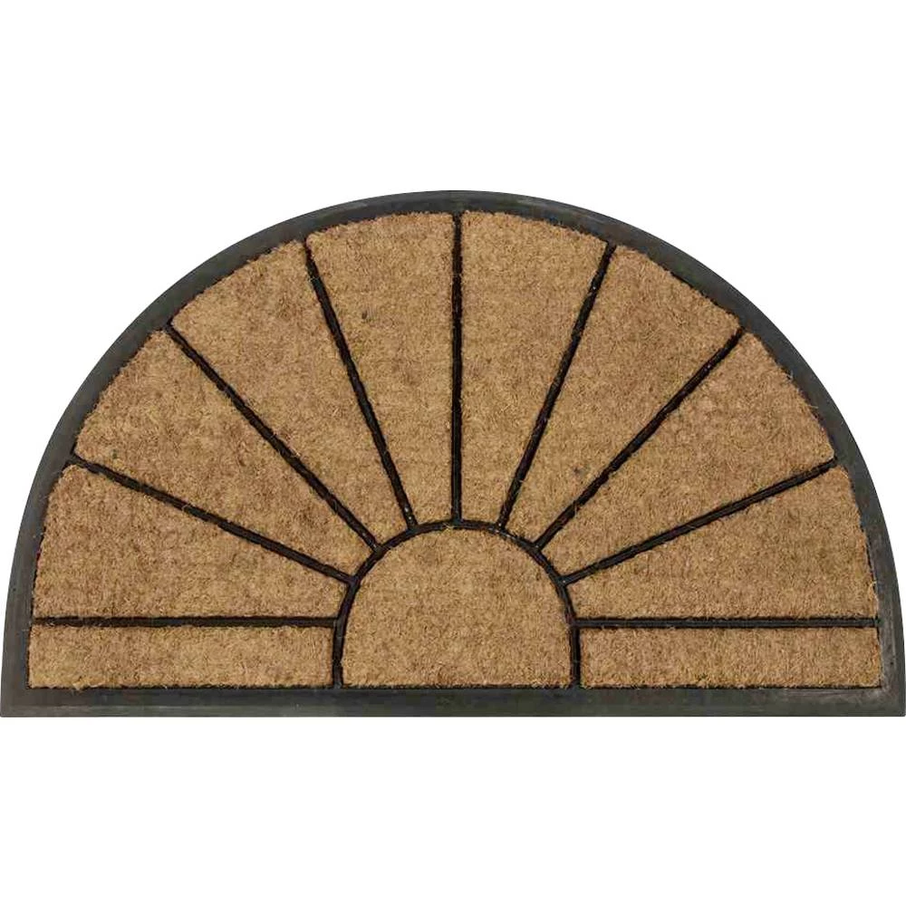 Siena Garden 1711441077 Gummifußmatte Sonne otirač (D x Š) 45 cm x 75 cm crna, bež boja slika