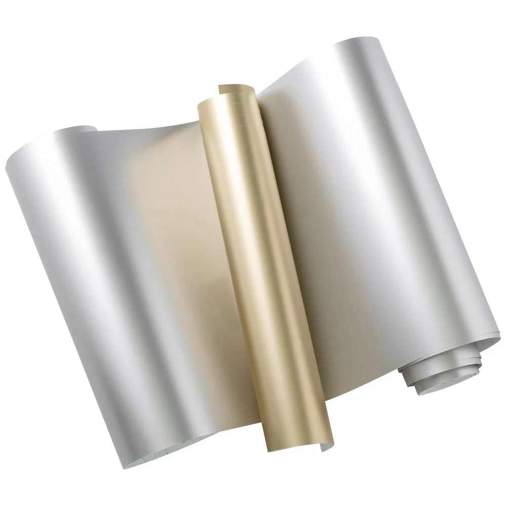 Cricut - mat metalik Smart Vinyl™ - uklonjiv (0,9 m, 3 stope), boja šampanjca Cricut Smart Vinyl Removable folija  šampanjac boja slika