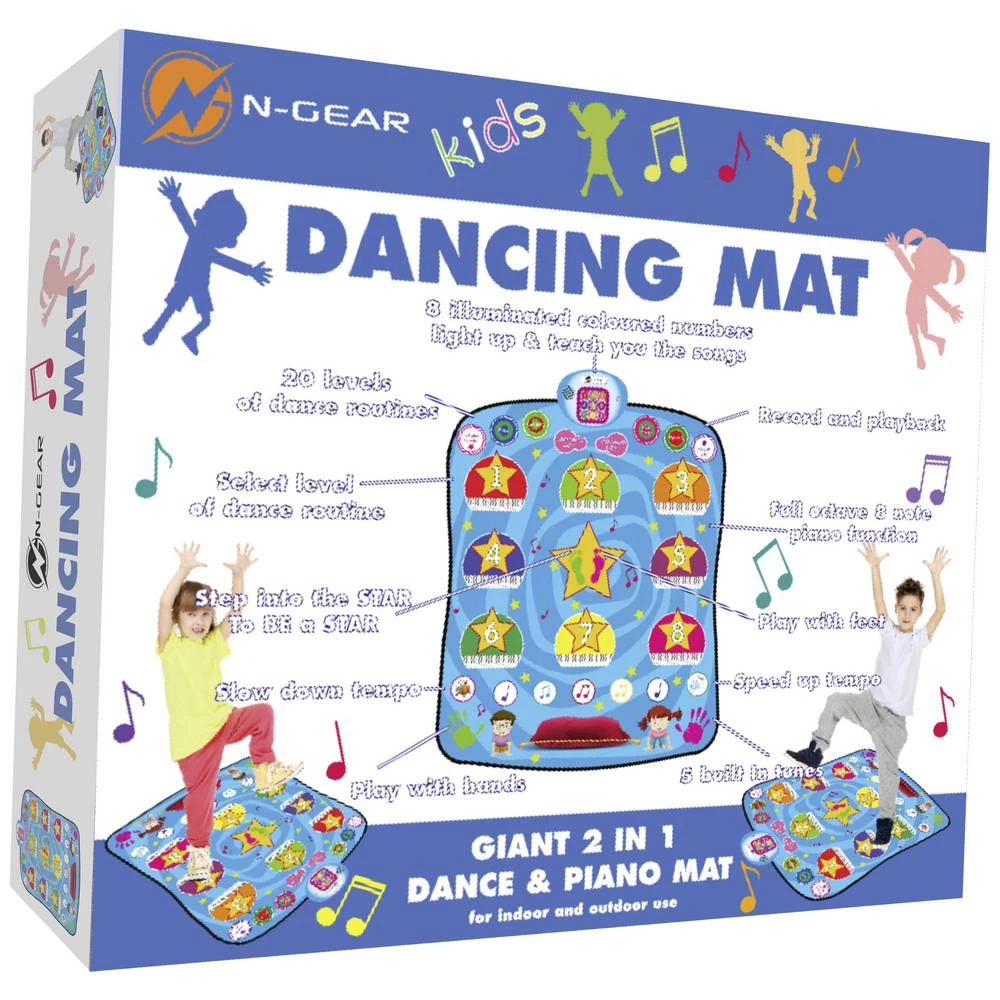 N-Gear glazbena podloga Dancing Mat  90 x 109 cm slika