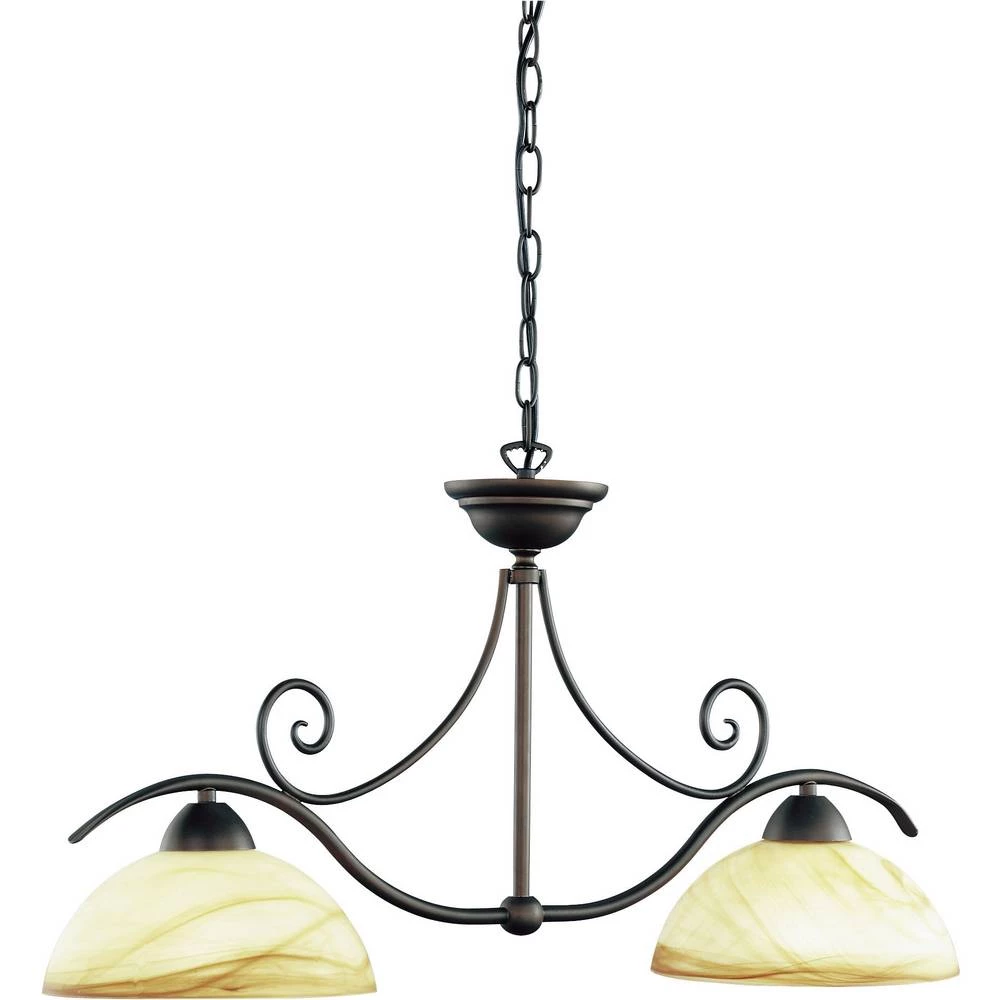 Viseća svjetiljka LED E27 120 W WOFI LACCHINO 7128.02.09.0000 Smeđa boja slika