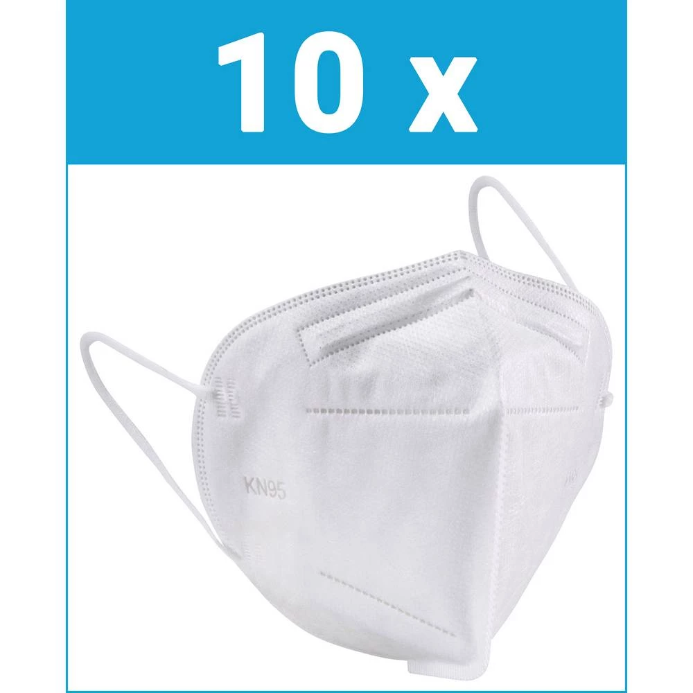 pandemijska zaštitna maska (CPA) 10 St. KN95 Provjereno od certified authorities in Germany slika