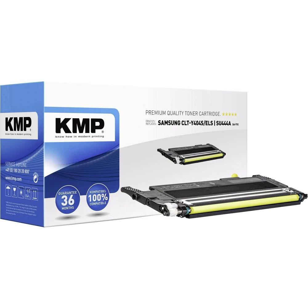 KMP Toner Zamijena Samsung CLT-Y404S, Y404, SU444A Kompatibilan Žut 1000 Stranica SA-T92 slika