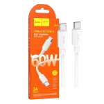 USB kabl za smartphone, type C, 60W, bijela