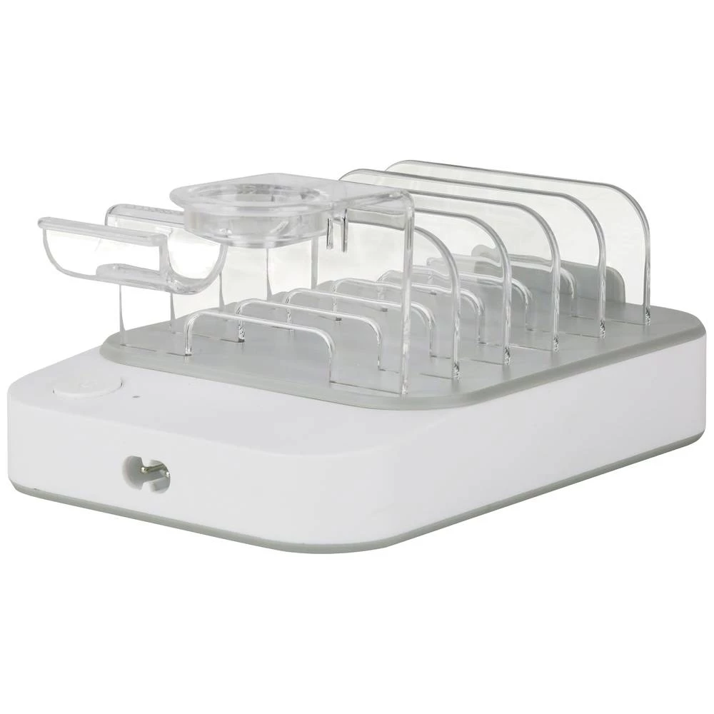 Deltaco - a nordic brand  USB stanica za punjenje 50 W unutrašnje područje Izlazna struja maks. 3000 mA Broj izlaza: 6 x slika