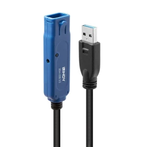 LINDY USB kabel USB 3.2 gen. 1 (USB 3.0) USB-A utikač, USB-A utičnica 20.00 m crna  43361 slika