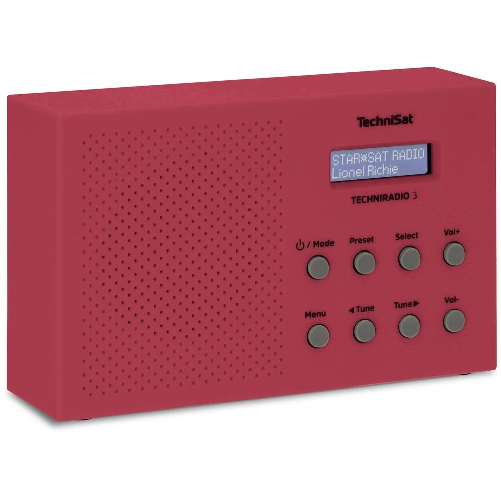 DAB+ (1012) Prijenosni radio TechniSat Techniradio 3 UKW Crvena slika