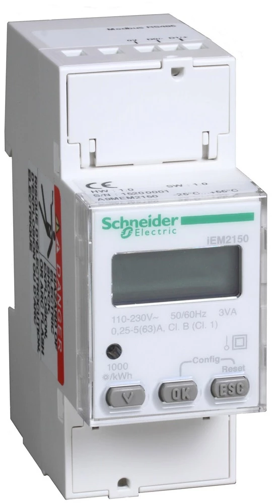 E-brojač digitalni 63 A Schneider Electric A9MEM2150 slika