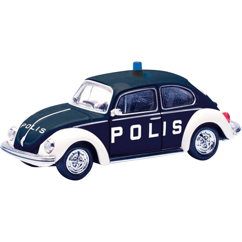Herpa 097390 h0 model hitnog vozila Volkswagen Buba 1303 "Polis" (Švedska) slika