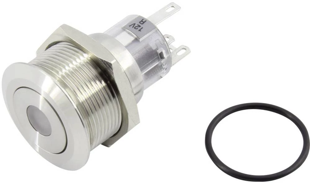 TRU COMPONENTS TC-GQ22-A-11D/W/12V/S203 tipkalo 250 V 5 A 1 x OFF/(ON) IP65 vraća se u izvorni položaj 1 ST slika