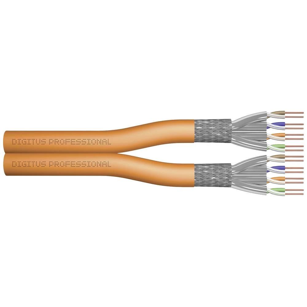 Digitus DK-1743-VH-D-1 instalacijski kabel CAT 7 S/FTP  narančasta 100 m slika