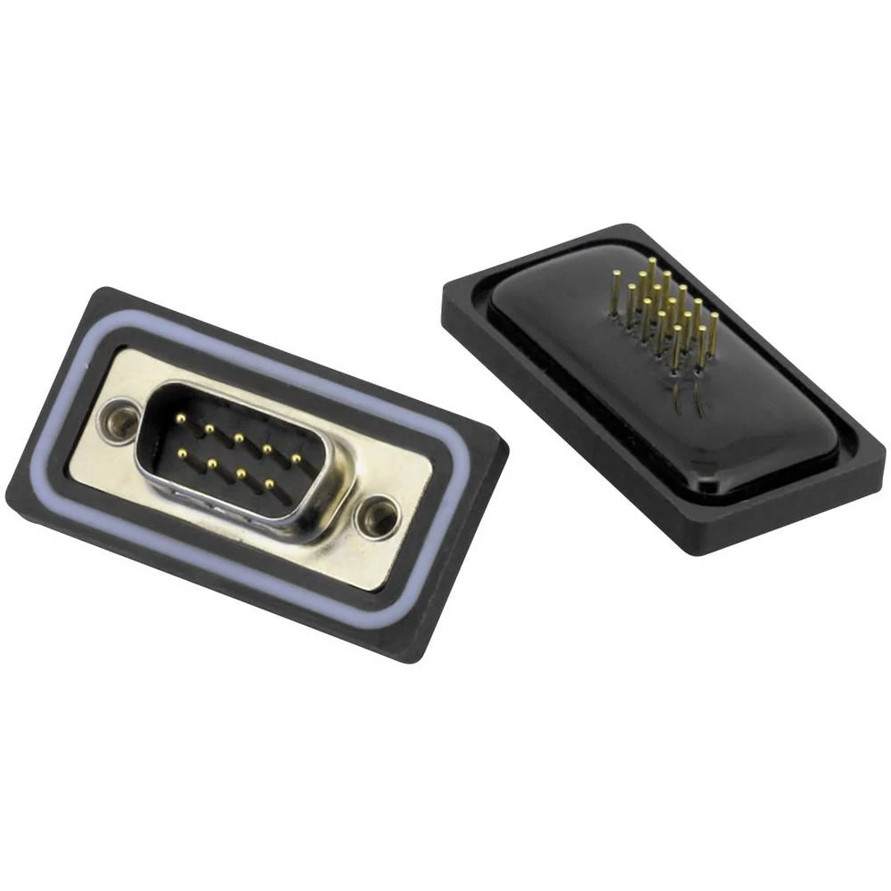 D-SUB pinski konektor 180 ° Broj polova: 9 Lemni kup W & P Products 1 ST slika