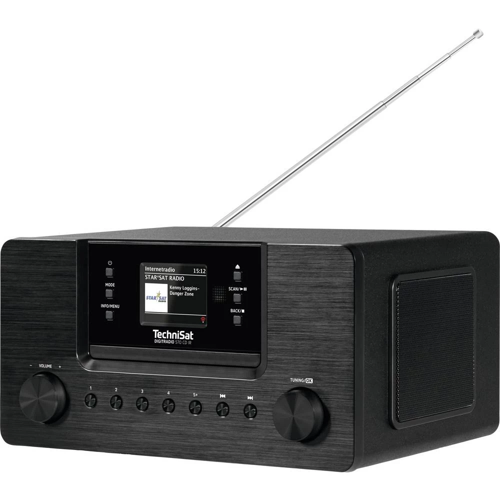 TechniSat DIGITRADIO 570 internet CD radio DAB+ (1012), internet, FM DAB+, CD, USB, internetski radio    crna slika
