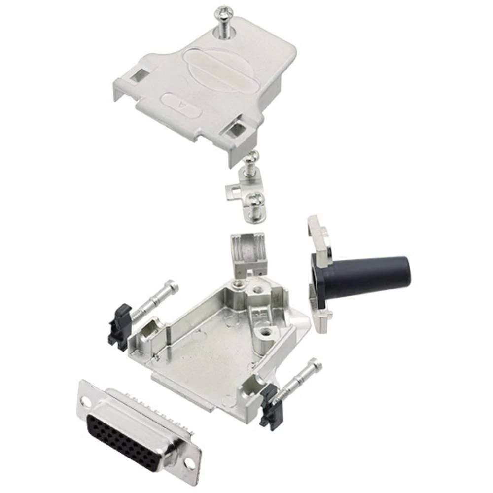 Višestruki ženski konektor D-SUB komplet 45 ° Broj polova: 44 Lemni kup Amphenol 1 ST slika