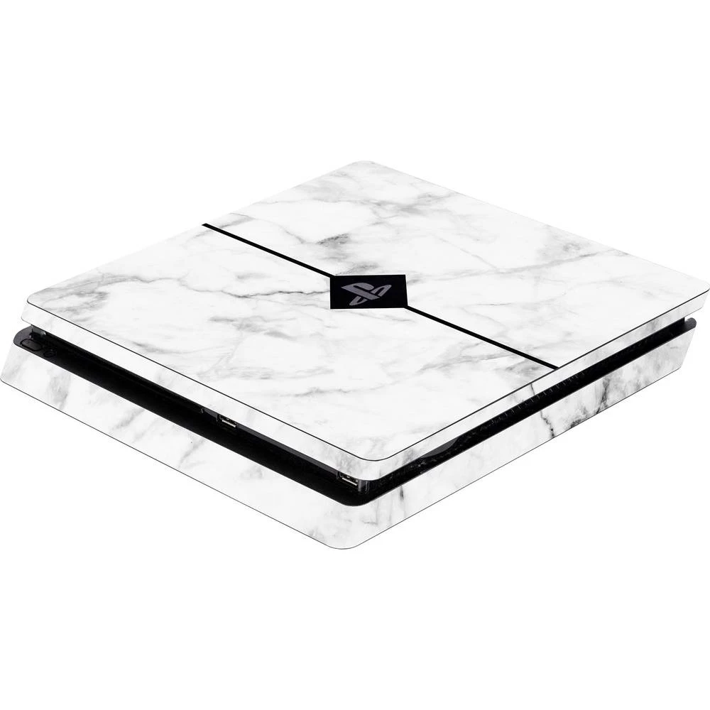 Poklopac PS4 Slim Software Pyramide Skin für PS4 Slim Konsole White Marble slika