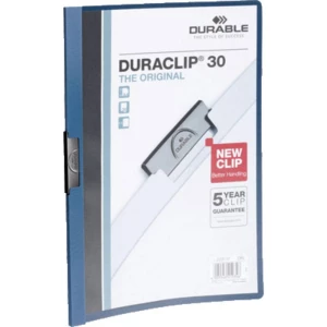 Durable Uredski materijal DURACLIP 30 - 2200 220007 DIN A4 Tamnoplava slika