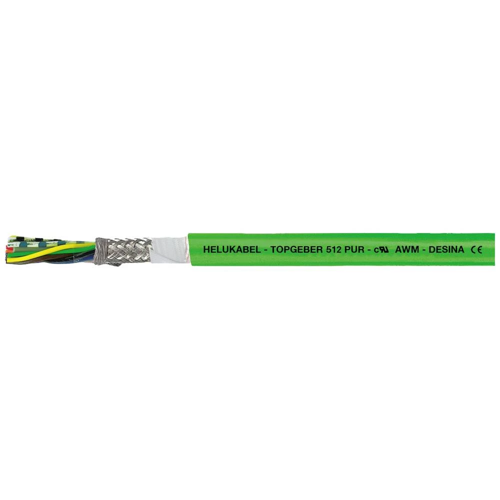 Helukabel TOPGEBER 512 kabel za sinkroni davač 8 x 0.14 mm² + 4 x 0.14 mm² zelena 709692 500 m slika