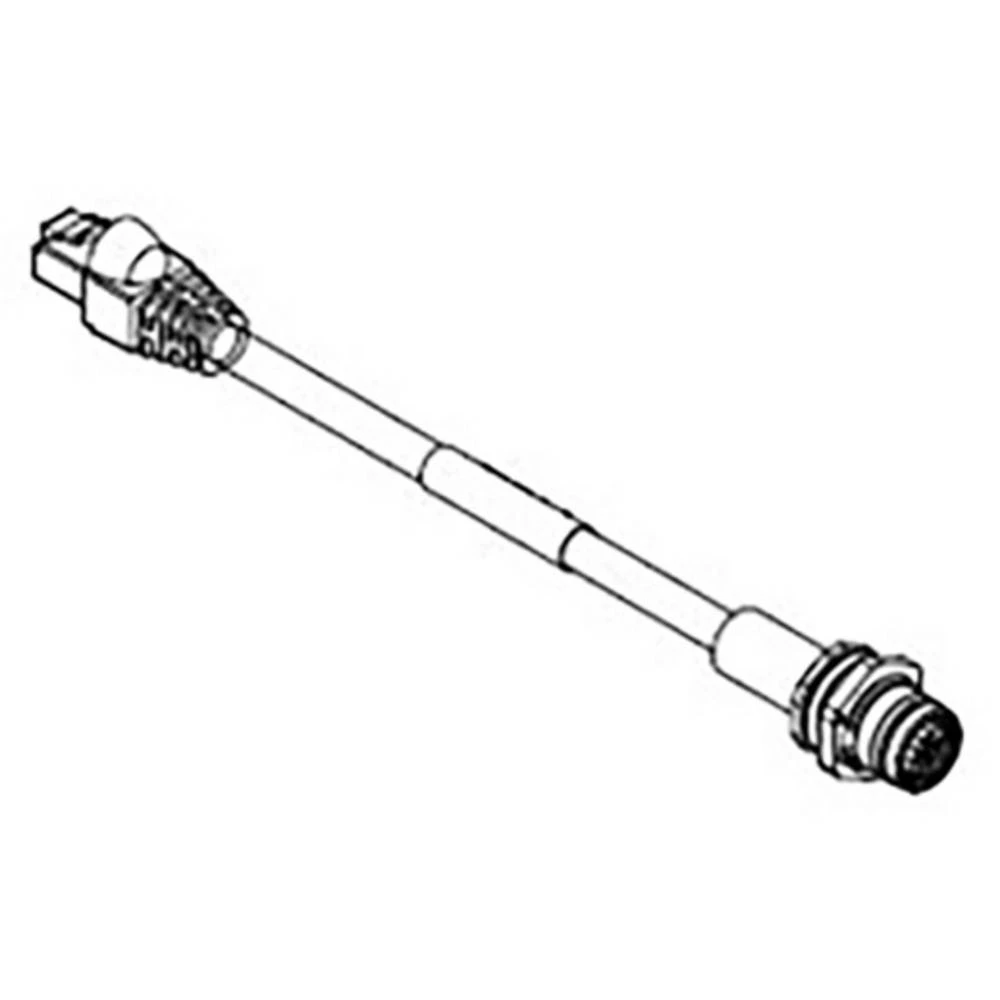 Molex 1300580025 Ultra-Lock (M12) D-Coded to RJ-45 Adapter, Straight to Straight, 4 PoleFemale to RJ45 Male, 1.0m (3.28') slika