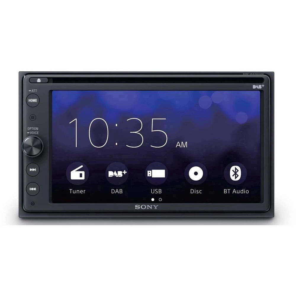 Sony XAVAX205DB.EUR Dvostruki DIN multimetijski player DAB + tuner, Bluetooth&reg; telefoniranje slobodnih ruku, Priključak za s slika