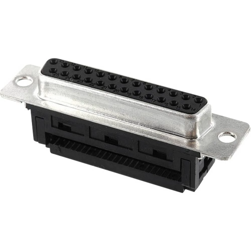 Ženski konektor D-SUB 90 ° Broj polova: 25 Stezaljka za rezanje econ connect 40 ST slika