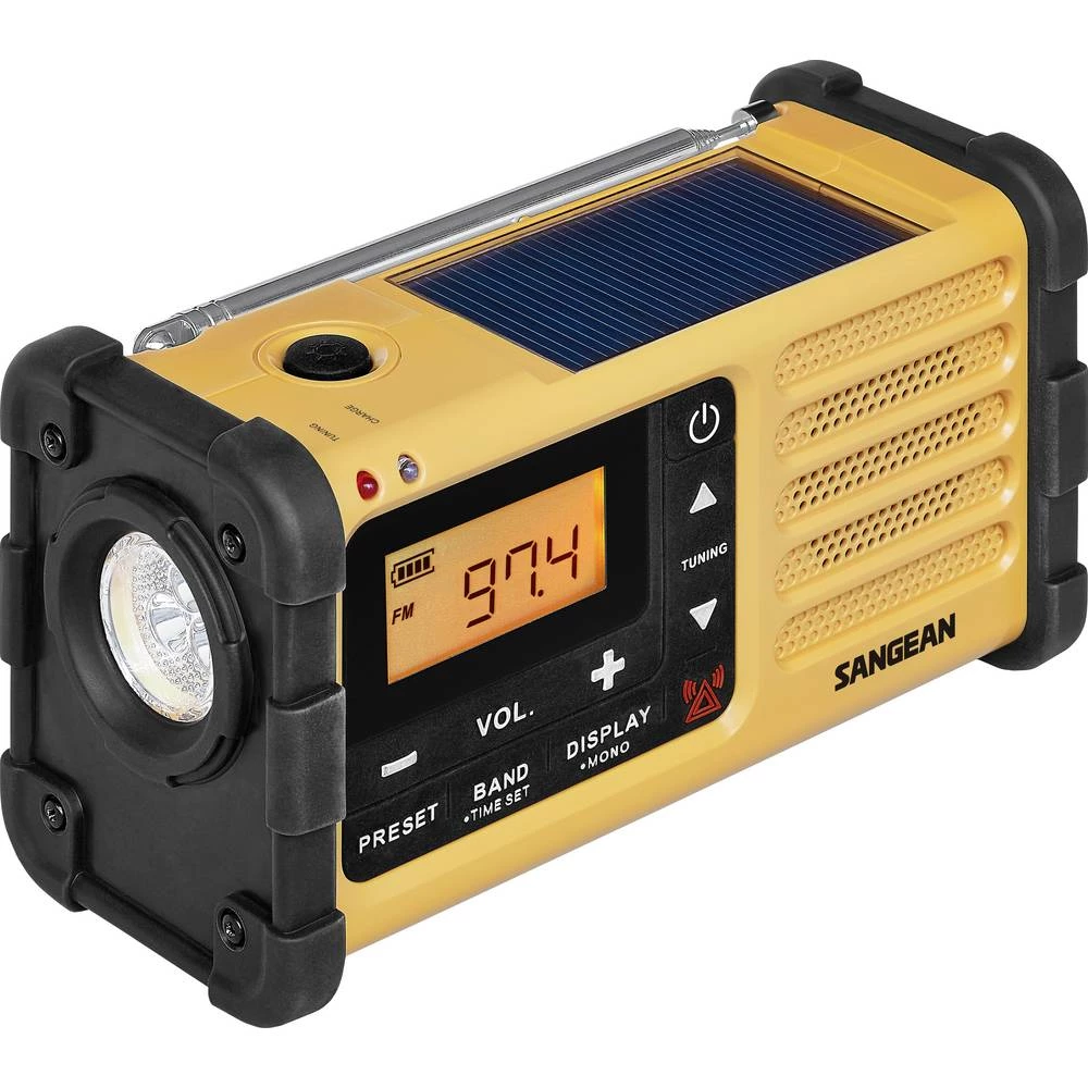 Sangean MMR-88 vanjski radio UKW (1014), MW (1018) radio za hitne slučajeve  funkcija punjenja baterije, džepna svjetilj slika