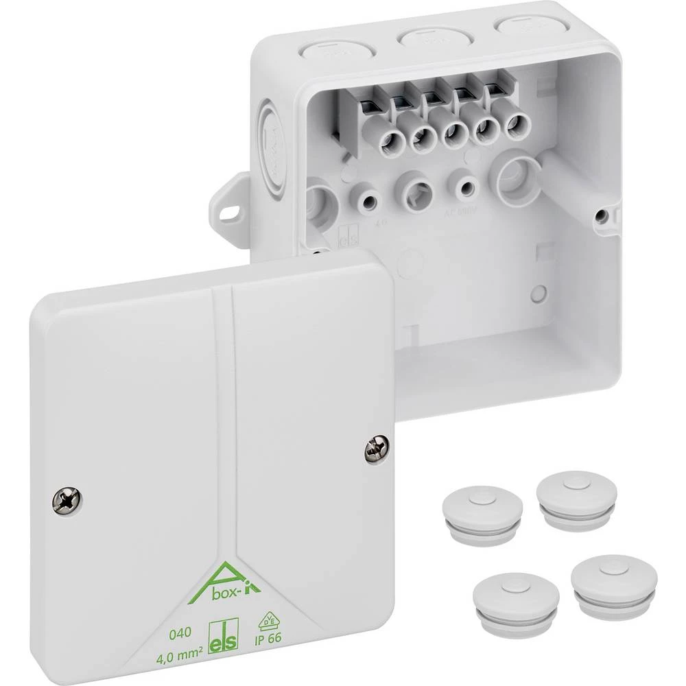 Spelsberg 50340401  priključna doza  (D x Š x V) 94 x 94 x 57 mm siva IP65 1 St. slika