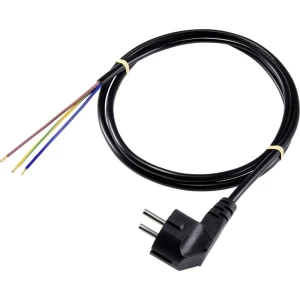 Basetech XR-1638074 struja priključni kabel crna 1.50 m slika