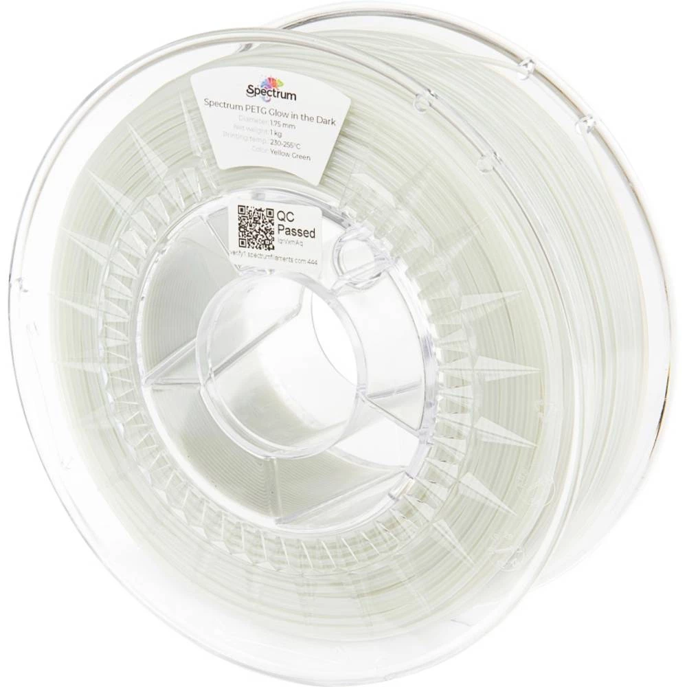 Spectrum Filaments 80538 Glow in the Dark 3D pisač filament PETG naknadno svjetleći 1.75 mm 1000 g zeleno-žuta 1 kom. slika