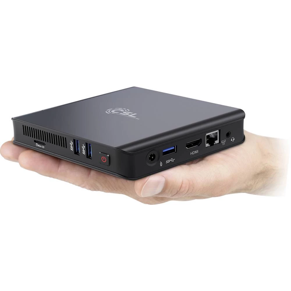 CSL Computer Narrow Box Ultra HD Compact v4 Mini pc (htpc) Intel slika