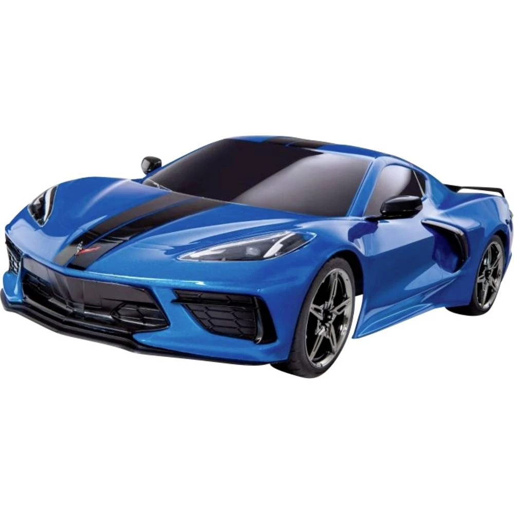 Traxxas  Corvette Stingray 4TEC 3.0 plava boja s četkama 1:10 RC model automobila  sportski automobil slika