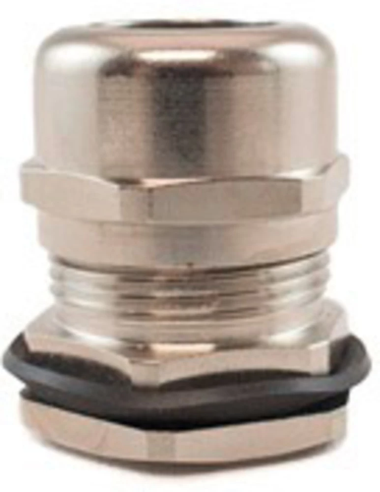 Kabelska uvodnica S učvrsnom maticom 3/8" NPT Mesing (niklovani) Nikal AlphaWire MNPT1 NC080 1 ST slika