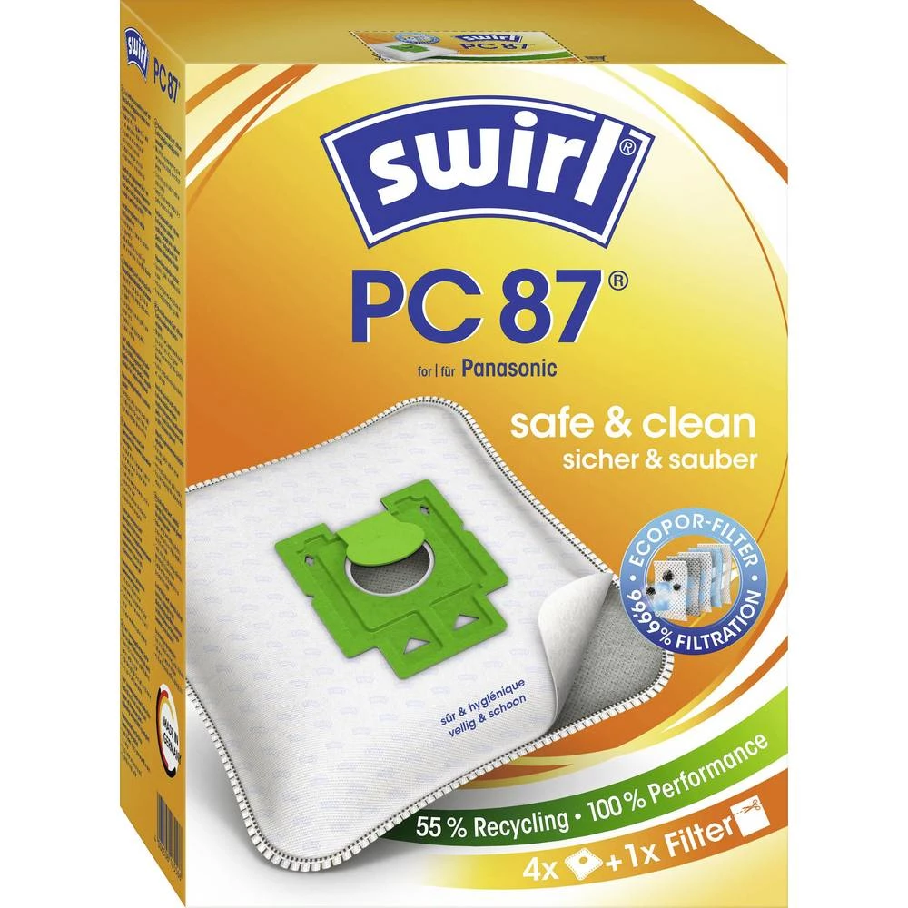 Swirl PC 87 MP Plus AirSpace Staubsaugerbeutel vrećica za usisivače 4 kom. slika