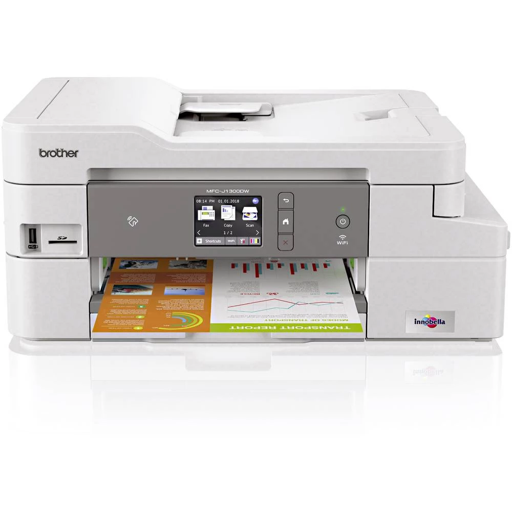 Brother MFC-J1300DW Inkjet višenamjenski printer A4 Štampač, Skener, Mašina za kopiranje, Faks LAN, WLAN, NFC, Duplex, ADF slika