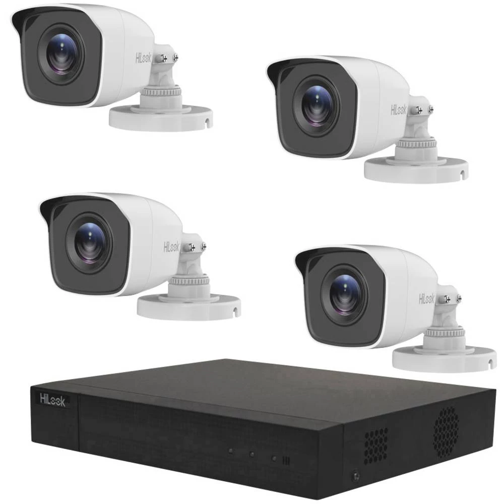 Analogni, AHD, HD-CVI, HD-TVI Set sigurnosne kamere 4-kanalni Sa 4 kamere 2560 x 1440 piksel 1 TB HiLook TK-4144BH-MM hl144b slika